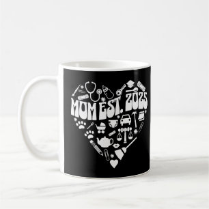 Mum 2025 Mother's Day Heart Coffee Mug