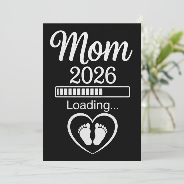 Mum 2026 Loading Dad Pregnancy Announcement Baby (Standing Front)