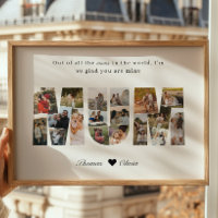 Mum 20 Photo Collage Gift for Mother's Day Poster