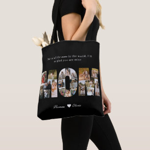 Mum 20 Photo Collage Gift for Mother's Day Tote Bag