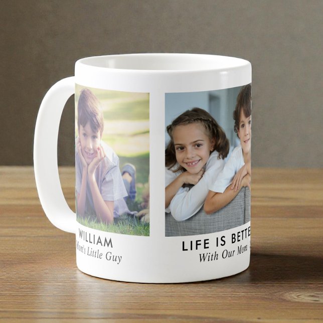 Mum 3 Photo Coffee Mug (Mom 3 Photo Coffee Mug
)