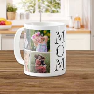 Mum 8 Photo Collage Coffee Mug