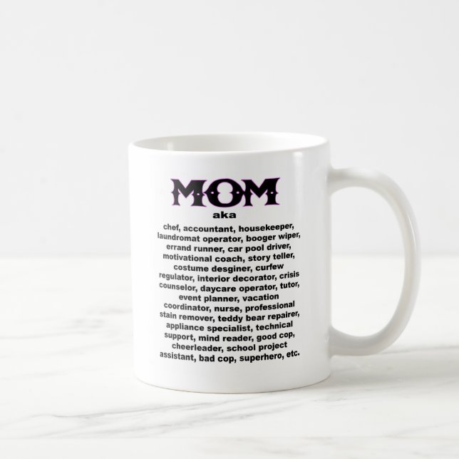 Mum, Also Known As... Coffee Mug (Right)