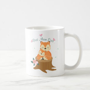 Mum and baby Foxes Mothers Day Coffee Mug