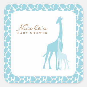 Mum and Baby Giraffe Stickers