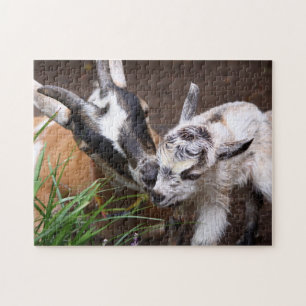 Mum and Baby Goat Jigsaw Puzzle