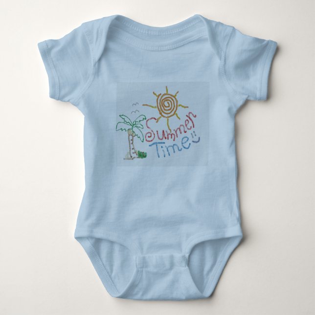 Mum and baby matching wear baby bodysuit (Front)
