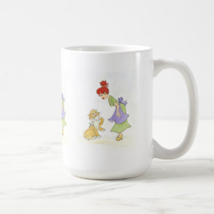Mum and Cat with Mouse Bone China Cup