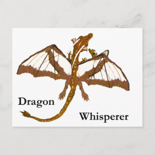 Mum and Child Dragons Postcard