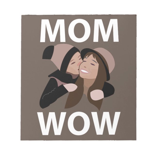 Mum and Child Mum  Notepad (Front)