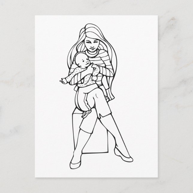 Mum and child postcard (Front)