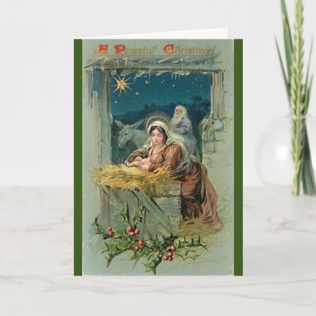 Mum And Dad Holiday Card (Front)