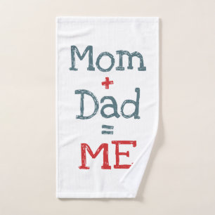 Mum and Dad is Me Bath Towel Set
