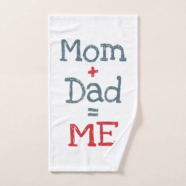 Mum and Dad is Me Bath Towel Set (Hand Towel)