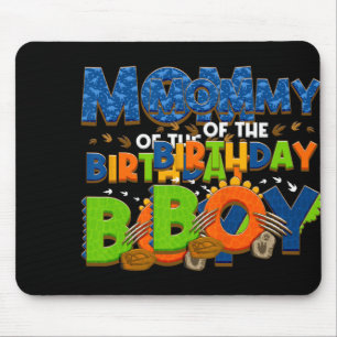 Mum And Dad Of The Birthday Boy Dinosaur Family Pa Mouse Pad