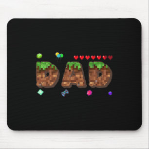 Mum And Dad Of The Birthday Boy Pixel Game Matchin Mouse Pad