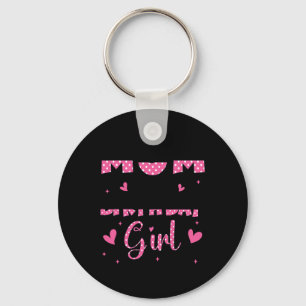 Mum And Dad Of The Birthday Girl Family Matching P Key Ring