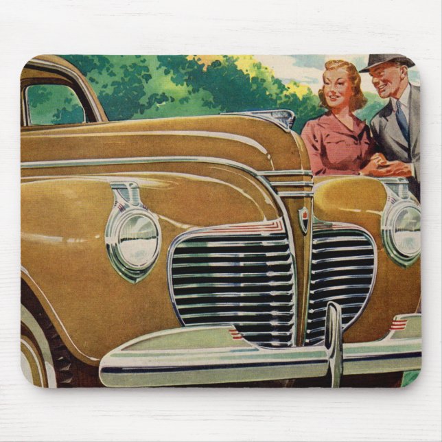Mum and Dad’s BIG golden 1941 Plymouth Mouse Pad (Front)