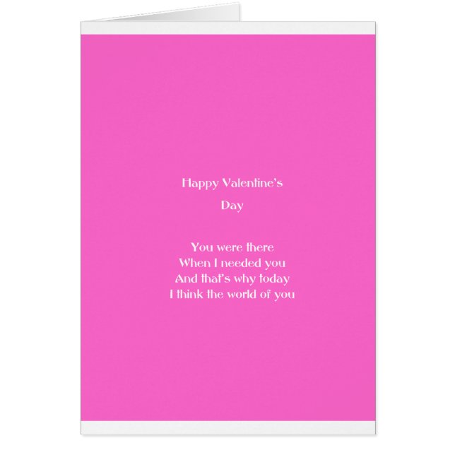 Mum and dad valentine's day (Front)