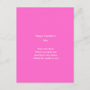 Mum and dad valentine's day holiday postcard