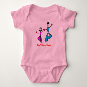 Mum and Daughter - Baby Yoga Clothes Baby Bodysuit