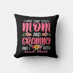Mum And Grammy Birthday Cushion