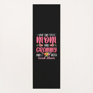Mum And Grammy Birthday Yoga Mat