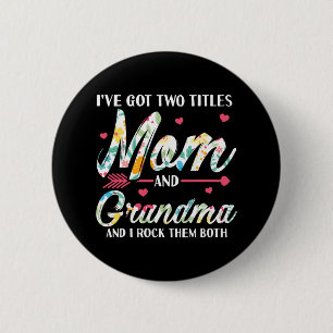 Mum And Grandma Birthday 6 Cm Round Badge