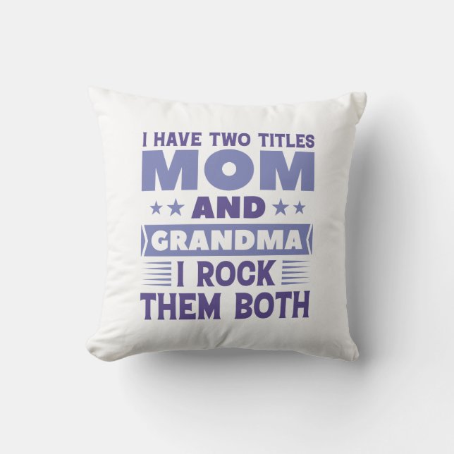 Mum And Grandma Cushion (Front)