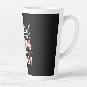 Mum And Granny Floral Birthday Latte Mug
