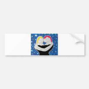Mum and Me-bumper sticker