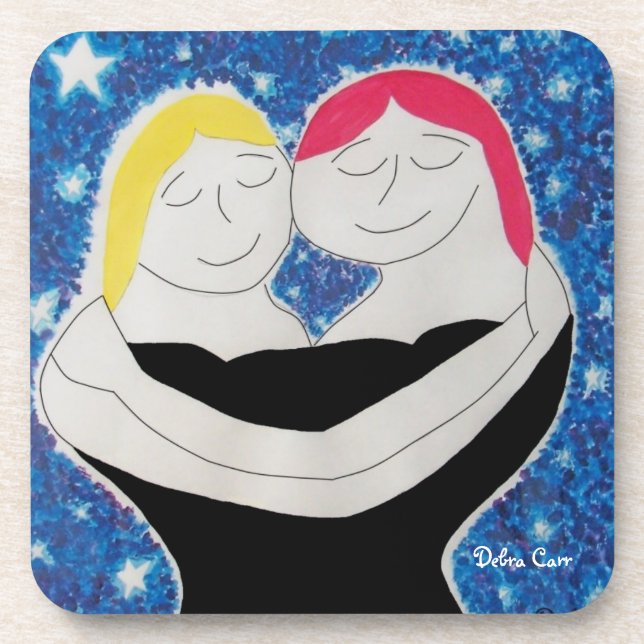Mum and Me-cork coaster (Front)