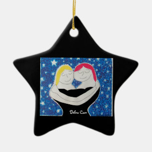 Mum and Me-star ornament