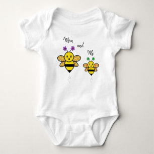Mum and Me Whimsical Geo Shape Baby Bodysuit