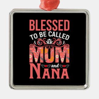 Mum And Nana Metal Ornament