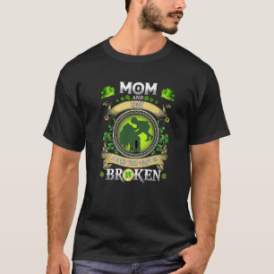 Mum And Son A Bond That Can't Be Broken Happy Patr T-Shirt