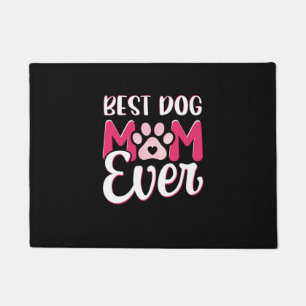 Mum Art Best Dog Mum Ever Doormat