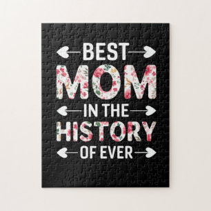 Mum Art Best Mum In The History Jigsaw Puzzle