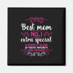 Mum Art Best Mum Number One Magnet