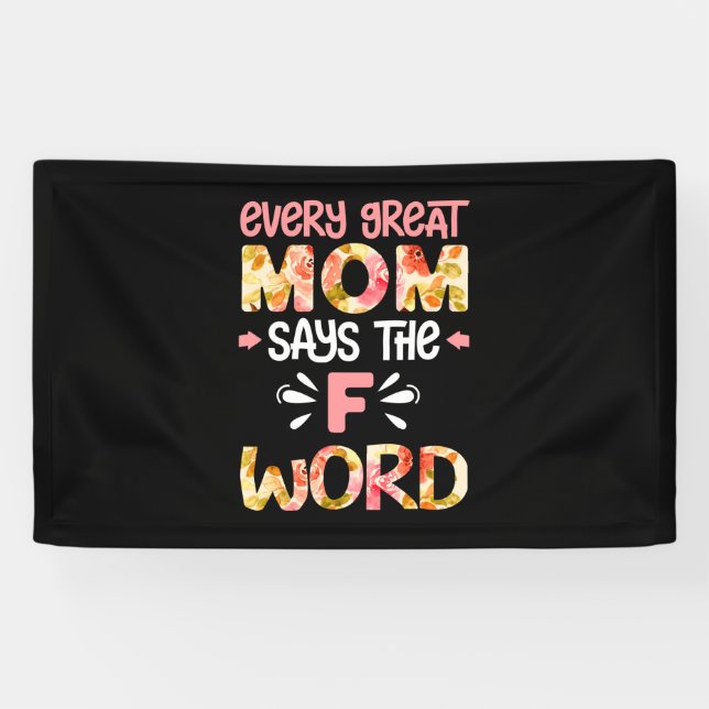 Mum Art Every Great Mum Banner (Horizontal)