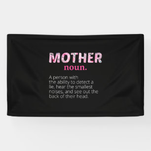 Mum Art Floral Mother Definition Banner