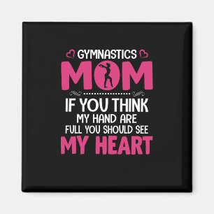 Mum Art Gymnastics Mum Magnet