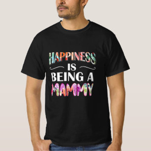 Mum Art Happiness Is Being A Mummy T-Shirt