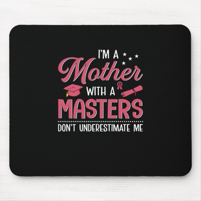 Mum Art Mother With A Master Mouse Pad (Front)
