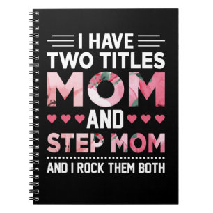 Mum Art Mum And Step Mother Notebook