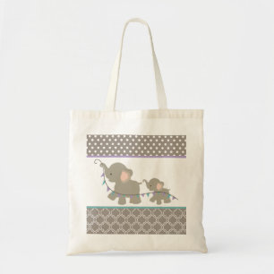 Mum & Baby Elephant Tote