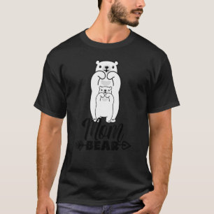 Mum Bear Proud Mum Matching Family T-Shirt