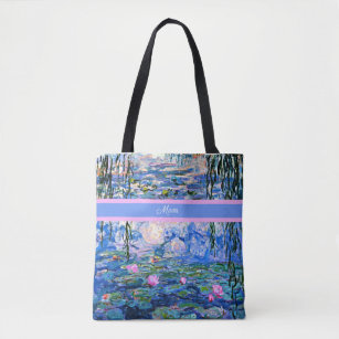 Mum - Beautiful Water Lilies artwork, Tote Bag
