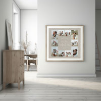 Mum beige elegant modern minimal photo collage