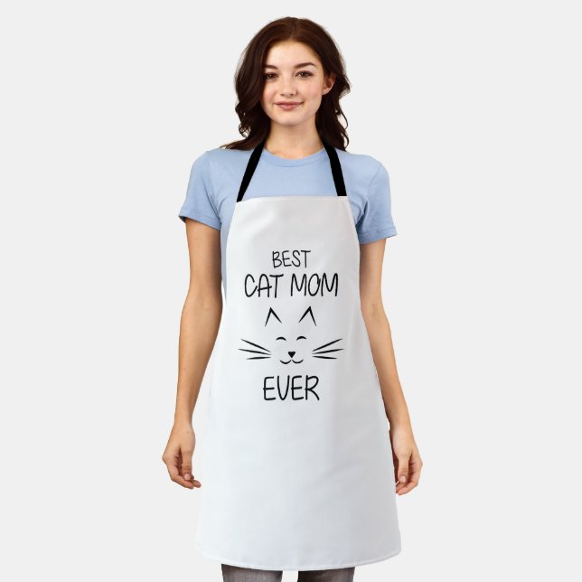 Mum - Best Cat Mum ever Apron (Worn)